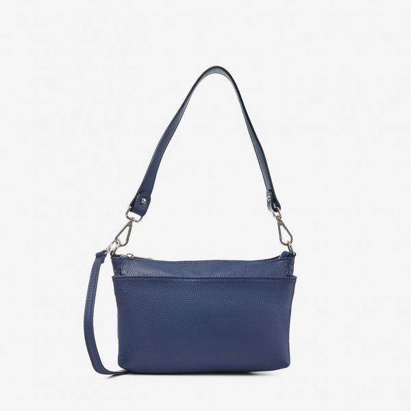Шкіряна cумка кросбоді ViCo синя 1016381_f dark blue фото