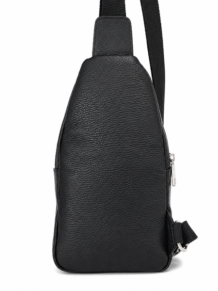 Чоловіча шкіряна сумка через плече ViCo чорна 19&times;32&times;4 см m1020911 blk фото