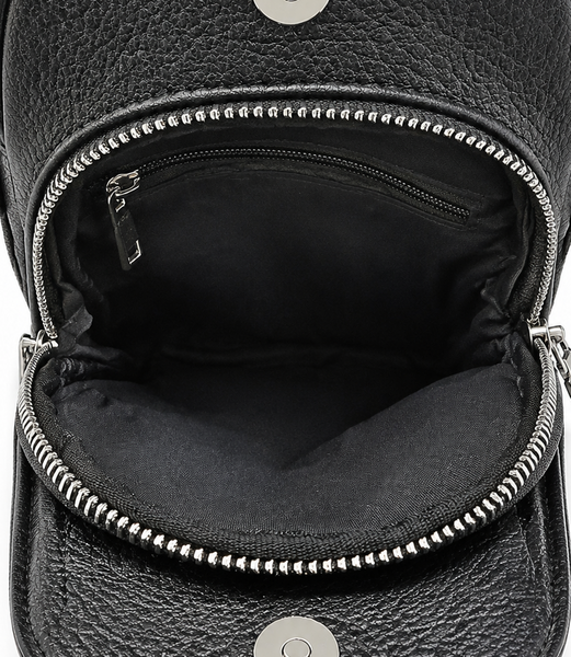 Чоловіча шкіряна сумка через плече ViCo чорна 19&times;32&times;4 см m1020911 blk фото