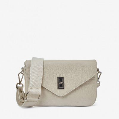 Шкіряна cумка через плече ViCo бежева  1033671_beige фото