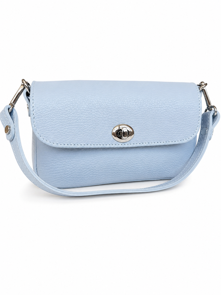 Элегантный женский клатч ViCo из натуральной кожи флотар голубой 1035331 light blue фото