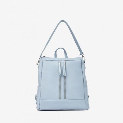 Сумка-рюкзак кожаный женский голубой ViCo 1021721 blue фото