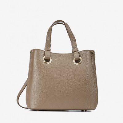 Жіноча шкіряна сумка ViCo темний тауп, середня 1036301 dark taupe фото