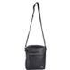 Мужская кожаная сумка через плечо Brampton London Crossflow Black 64405 blk фото 9