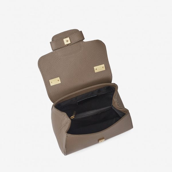 Женская кожаная сумка ViCo темного цвета тауп 1034981 dark taupe фото