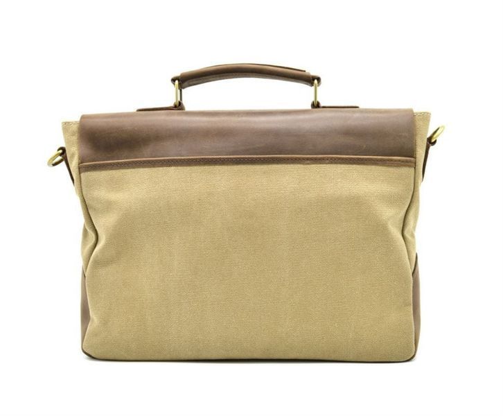 Чоловічий портфель Crazy Horse & Canvas хаки, коричневая 13960-41 green фото