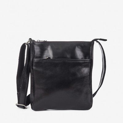 Мужская черная кожаная сумка-мессенджер ViCo m101278/1413001 blk фото