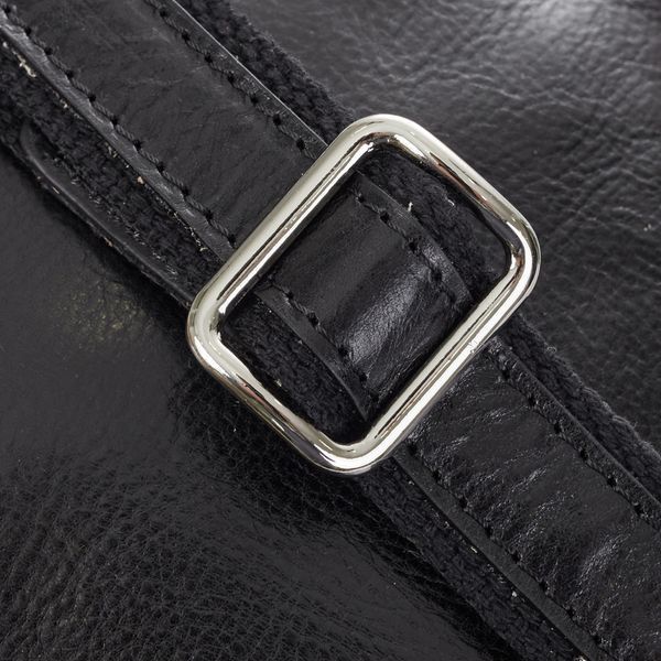Чоловіча чорна шкіряна сумка-месенджер ViCo m101278/1413001 blk фото