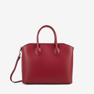 Женская кожаная сумка ViCo темно-красная, средняя, А4 1013871_m dark red фото