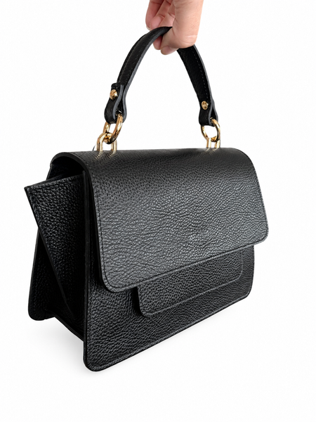 Женская сумка кросс-боди ViCo из натуральной кожи, черная 1039411 blk фото