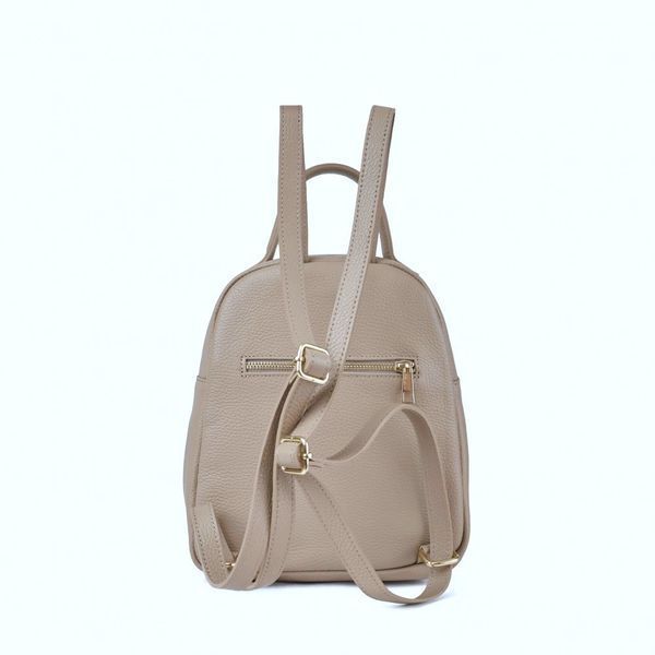 Рюкзак кожаный женский бежевый (капучино) ViCo 1033541 cappuccino фото