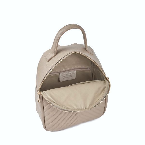 Рюкзак кожаный женский бежевый (капучино) ViCo 1033541 cappuccino фото