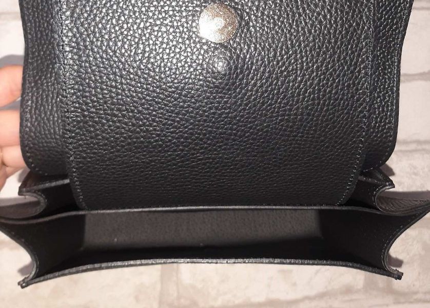 Женская сумка кросс-боди ViCo из натуральной кожи, черная 1039411 blk фото