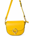 Жіноча шкіряна сумка крос-боді / клатч ViCo жовтого кольору 1034511 yellow фото 5