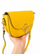 Жіноча шкіряна сумка крос-боді / клатч ViCo жовтого кольору 1034511 yellow фото 4