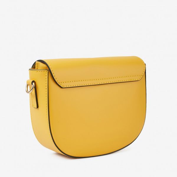 Женская кожаная сумка кросс-боди / клатч ViCo желтого цвета 1034511 yellow фото