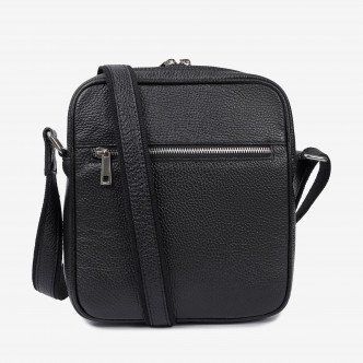 Сумка мужская кожаная черная, кроссбоди ViCo m1015081_f blk фото