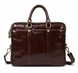 Чоловіча шкіряна сумка-портфель ViCo для ноутбука A4, коричнева m105021 brown фото 1