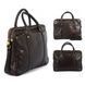 Чоловіча шкіряна сумка-портфель ViCo для ноутбука A4, коричнева m105021 brown фото 7