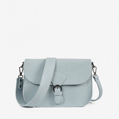 Жіноча шкіряна сумка на плече ViCo (блакитна, середня) 1031641 light blue фото