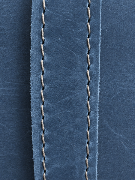 Мужская синяя кожаная барсетка-клатч Crazy Horse 23&times;15&times;4,5 см 12.16.26 blue фото